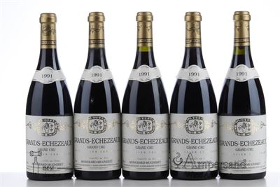 GRANDS ECHEZEAUX 1991 - Mongeard Mugneret - 5 Bottles