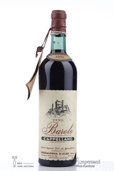 BAROLO 1961 - Cappellano - 1 Bottle