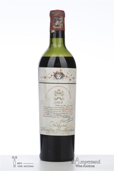 MOUTON ROTHSCHILD 1952 - Mc - 1 Bottle