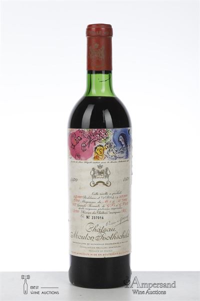 MOUTON ROTHSCHILD 1970 - Mc - 1 Bottle