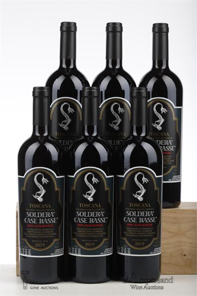 100% SANGIOVESE CASE BASSE 2019 - Soldera - 6 Bottles