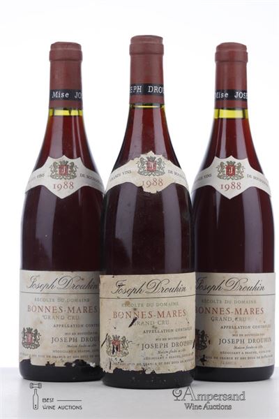 BONNES MARES 1988 - Joseph Drouhin - 3 Bottles