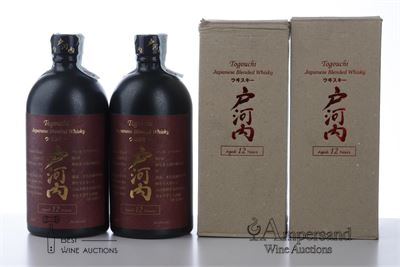 TOGOUCHI JAPANESE BLENDED WHISKY 12 Y - Symposium - Alc 40% - 2 Bottles - Oc 1
