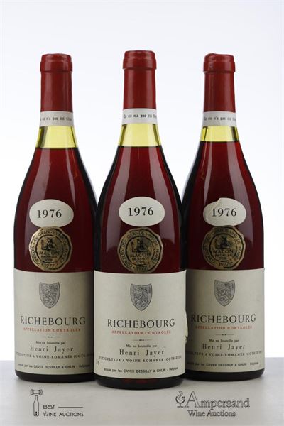 RICHEBOURG 1976 - Henri Jayer - 3 Bottles
