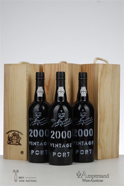 REAL VINICOLA VINTAGE PORT 2000 - Real Vinicola - 3 Bottles - Owc 1