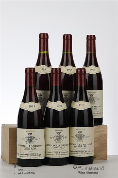 CHAMBOLLE MUSIGNY 1995 - Daniel Moine Hudelot  - 6 Bottles