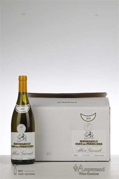 MEURSAULT CLOS DES PERRIERES 2018 - Albert Grivault - 6 Bottles - Oc 6