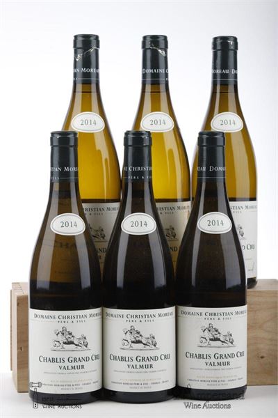 CHABLIS VALMUR 2014 - Christian Moreau - 6 Bottles