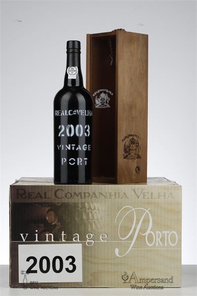 REAL COMPANHIA VELHA VINTAGE PORT 2003 - Real Companhia Velha - 6 Bottles - Owc 1