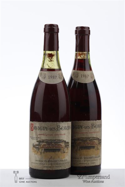 SAVIGNY LES BEAUNE 1987 - M. Doudet Naudin - 2 Bottles