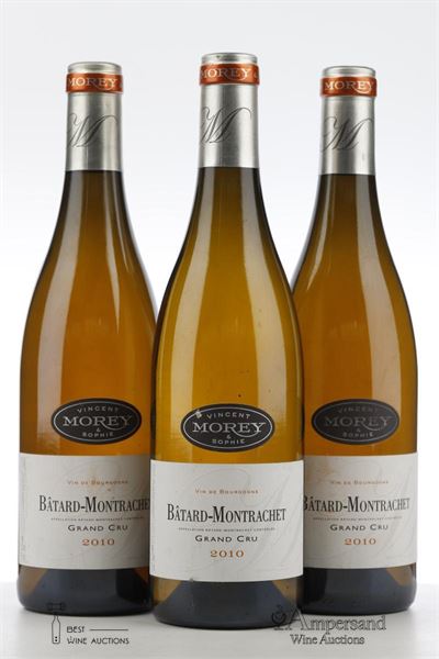BATARD MONTRACHET 2010 - Vincent et Sophie Morey - 3 Bottles