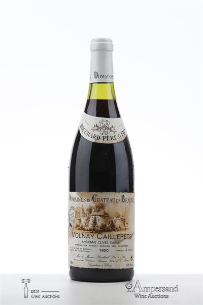 VOLNAY CAILLERETS ANCIENNE CUVEE CARNOT 1990 - Bouchard Chateau de Beaune - 1 Bottle