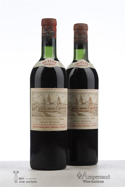 COS D'ESTOURNEL 1962 - Mc - 2 Bottles