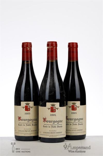BOURGOGNE CUVEE DE NOBLE SOUCHE 2005 - Denis Mortet - 3 Bottles