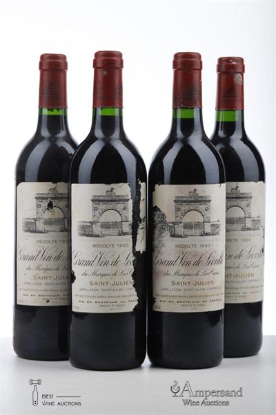 LEOVILLE LAS CASES 1993 - Mc - 4 Bottles