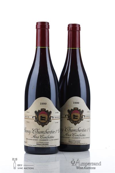 GEVREY CHAMBERTIN AUX COMBOTTES 1999 - Hubert Lignier - 2 Bottles