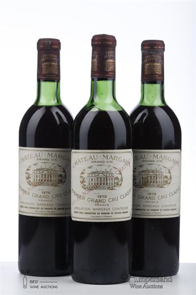 MARGAUX 1970 - Mc - 3 Bottles