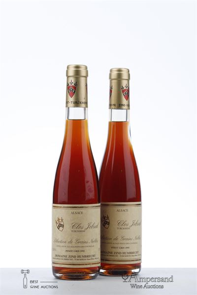 PINOT GRIS CLOS JEBSAL SELECTION GRAINS NOBLES 1995 - Zind Humbrecht - 2 x 0,375Ltr