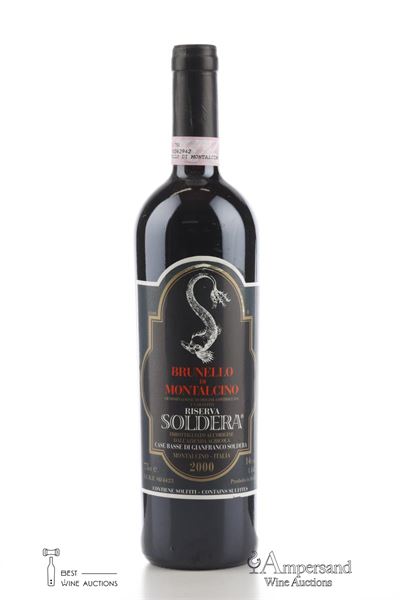 BRUNELLO DI MONTALCINO CASE BASSE RISERVA 2000 - Soldera  - 1 Bottle