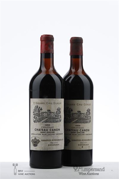 CANON 1959 - Hanappier Peyrelongue - De Brabandere V. Houtte - 2 Bottles