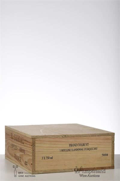 COTE ROTIE LA LANDONNE /LA TURQUE / LA MOULINE 2003 - Guigal - 3 Bottles - Owc 3