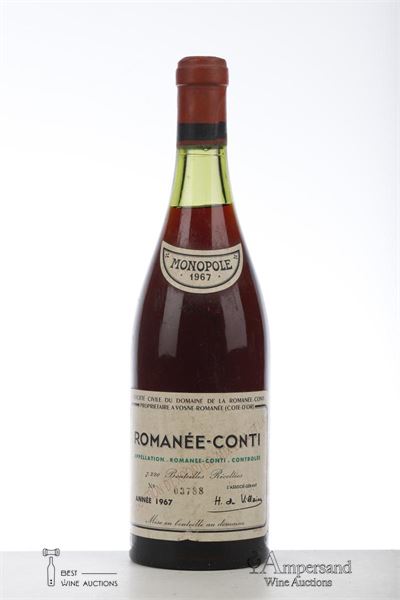ROMANEE CONTI 1967 - Domaine de la Romanee Conti - 1 Bottle