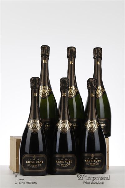 KRUG VINTAGE BRUT 1989 - Krug - 6 Bottles - Oc 6