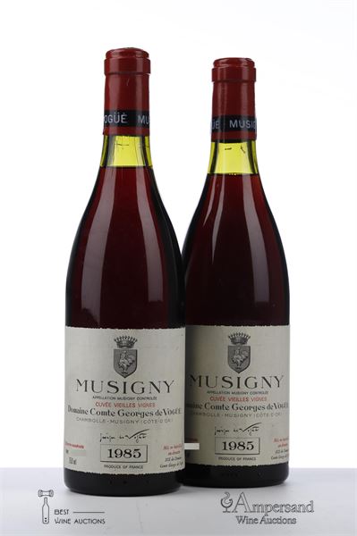 MUSIGNY CUVEE VIEILLES VIGNES 1985 - Comte de Vogue - 2 Bottles