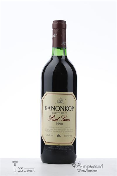 KANONKOP CUVEE PAUL SAUER 1990 - Kanonkop Cellars - 1 Bottle