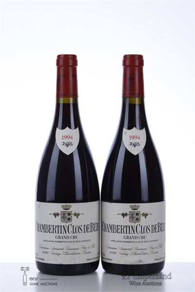 CHAMBERTIN CLOS DE BEZE 1994 - Armand Rousseau - 2 Bottles