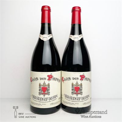 CHATEAUNEUF DU PAPE 2012 - Clos des Papes - 2 Magnums