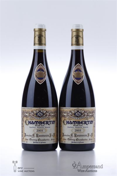 CHAMBERTIN 2003 - Armand Rousseau - 2 Bottles
