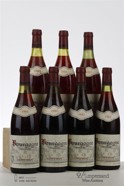 BOURGOGNE ROUGE 1982 - Maurice Dugat - 7 Bottles