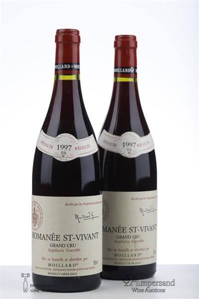 ROMANEE ST VIVANT 1997 - Moillard - 2 Bottles