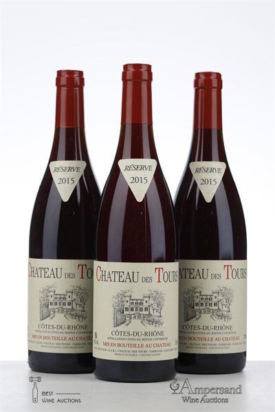 CHATEAU DES TOURS RESERVE 2015 - Reynaud - 3 Bottles