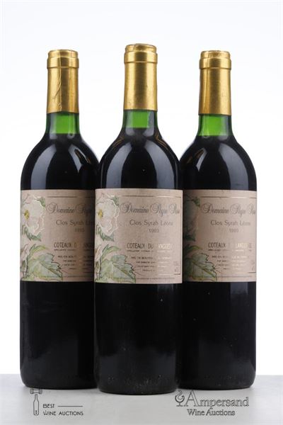 CLOS SYRAH LEONE 1993 - Peyre Rose - 3 Bottles