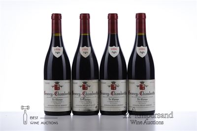 GEVREY CHAMBERTIN EN CHAMPS VIEILLE VIGNE 1998 - Denis Mortet - 4 Bottles