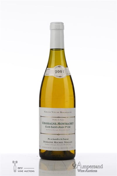 CHASSAGNE MONTRACHET BLANC CLOS ST JEAN 2001 - Michel Niellon - 1 Bottle