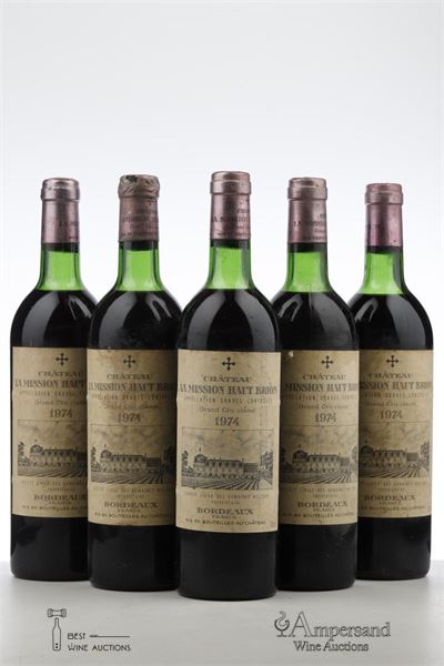 MISSION HAUT BRION 1974 - Mc - 5 Bottles