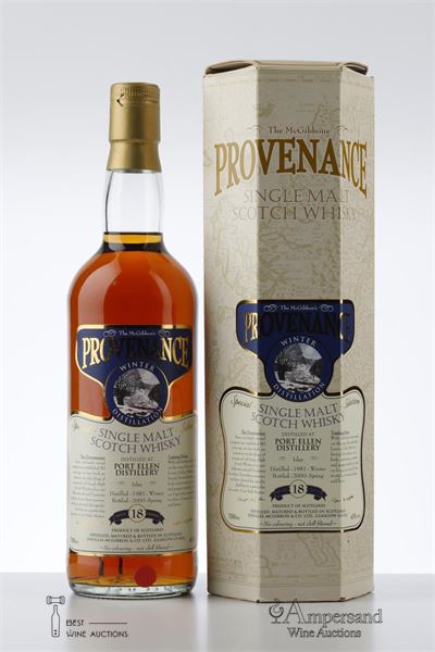 1981 PORT ELLEN MC GIBBONS PROVENANCE WINTER DISTILLATION - Douglas McGibbon - Bottled in 2000 - 1 Bottle - Oc 1