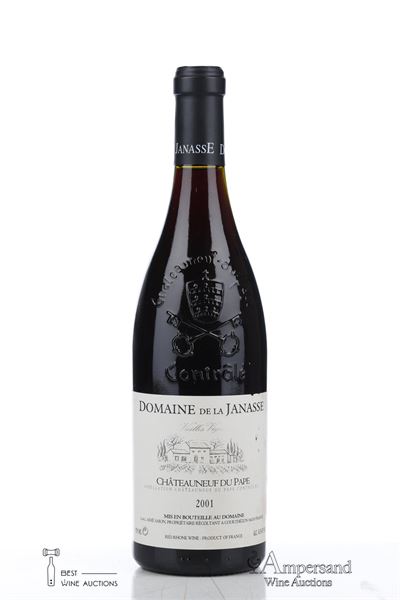 CHATEAUNEUF DU PAPE CUVEE VIEILLES VIGNES 2001 - Domaine de la Janasse - 1 Bottle