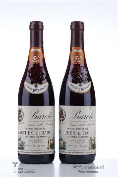 BAROLO BRUNATE RISERVA 1979 - Marchesi di Barolo - 2 Bottles