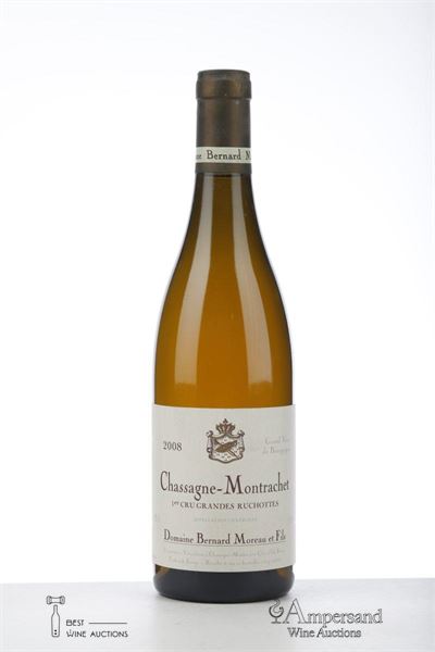 CHASSAGNE MONTRACHET BLANC GRANDES RUCHOTTES 2008 - Bernard Moreau - 1 Bottle