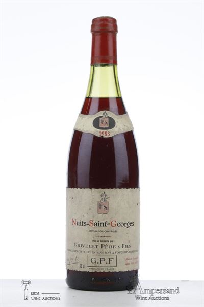 NUITS ST GEORGES 1983 - Grivelet - 1 Bottle
