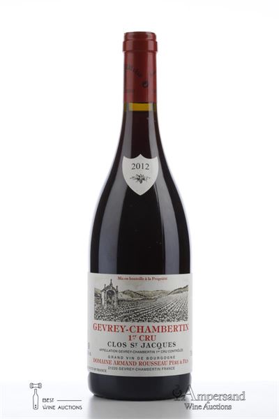 GEVREY CHAMBERTIN CLOS ST JACQUES 2012 - Armand Rousseau - 1 Bottle