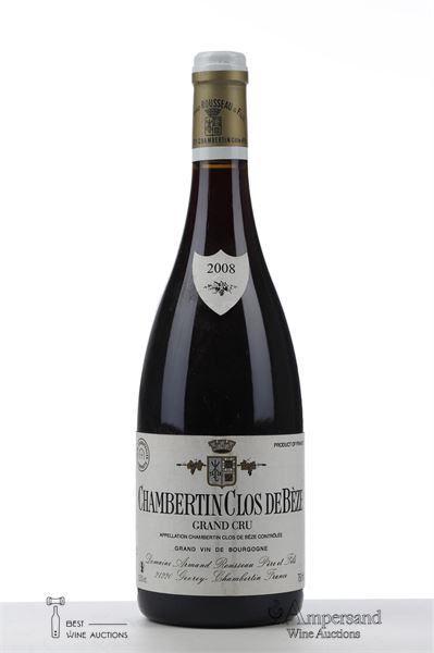 CHAMBERTIN CLOS DE BEZE 2008 - Armand Rousseau - 1 Bottle