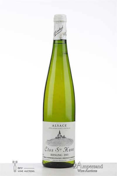 RIESLING CLOS STE HUNE 2003 - Trimbach - 1 Bottle