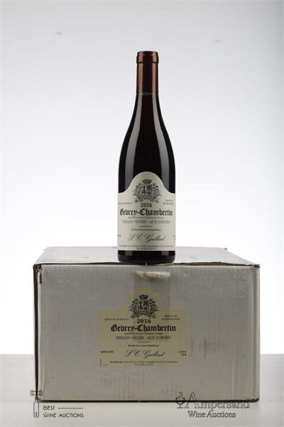 GEVREY CHAMBERTIN AUX CORVEES VIEILLES VIGNES 2016 - Guillard - 12 Bottles - Oc 12