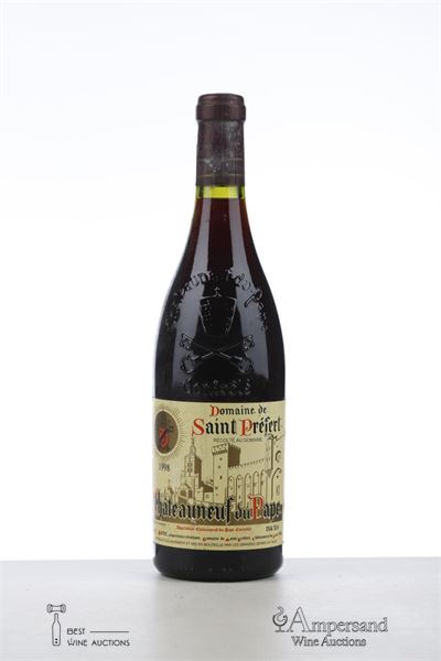CHATEAUNEUF DU PAPE SAINT PREFERT 1998 - Saint Prefert - 1 Bottle