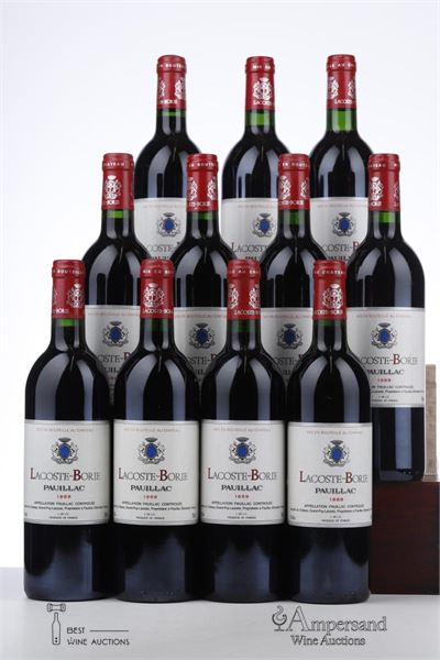 LACOSTE BORIE 1989 - Mc - 11 Bottles